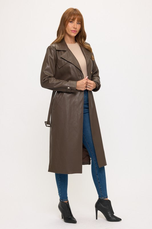 CLALC0100: Boardroom Leather Longline