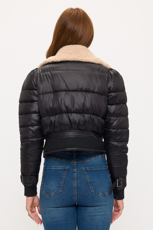 CLAPJ0080: Metro Puff Luxe Bomber