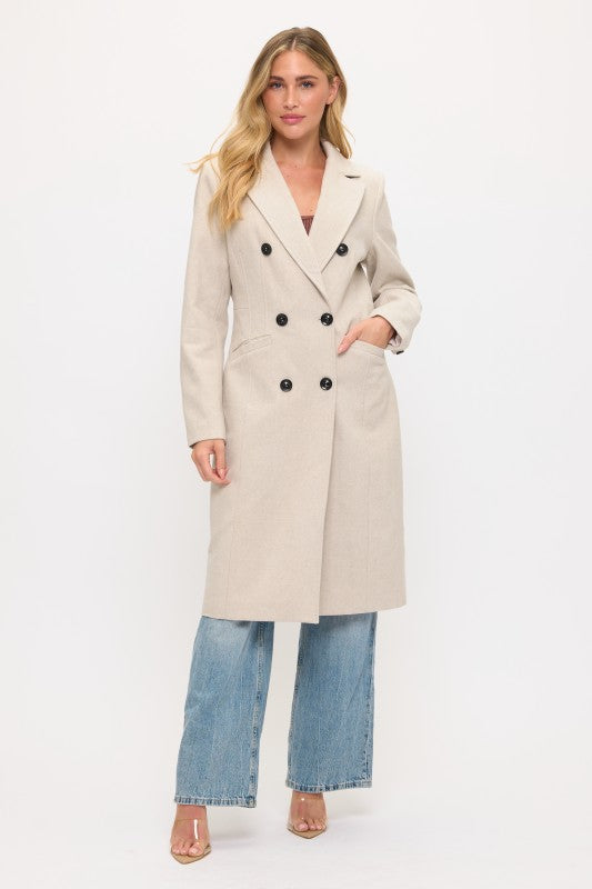 CLAWC0109: Brooklyn Oversized Twill Coat