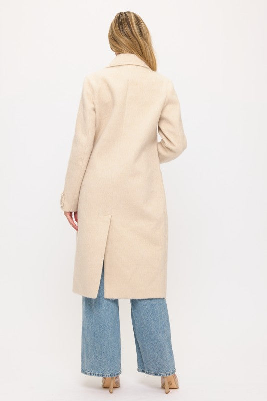 CLAWC0065: Cashmere Cloud Longline Coat