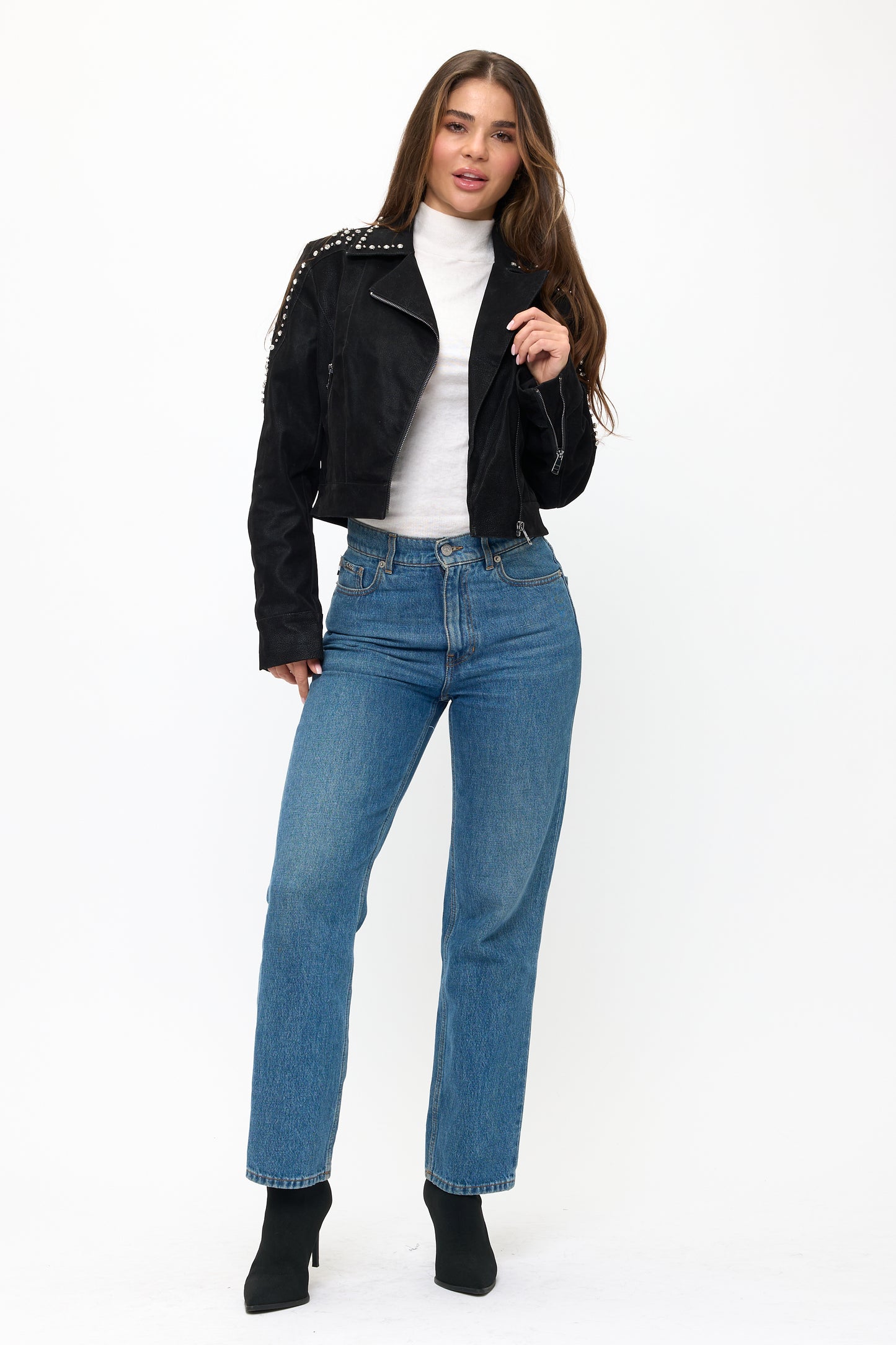 Rodeo Studded Suede Jacket