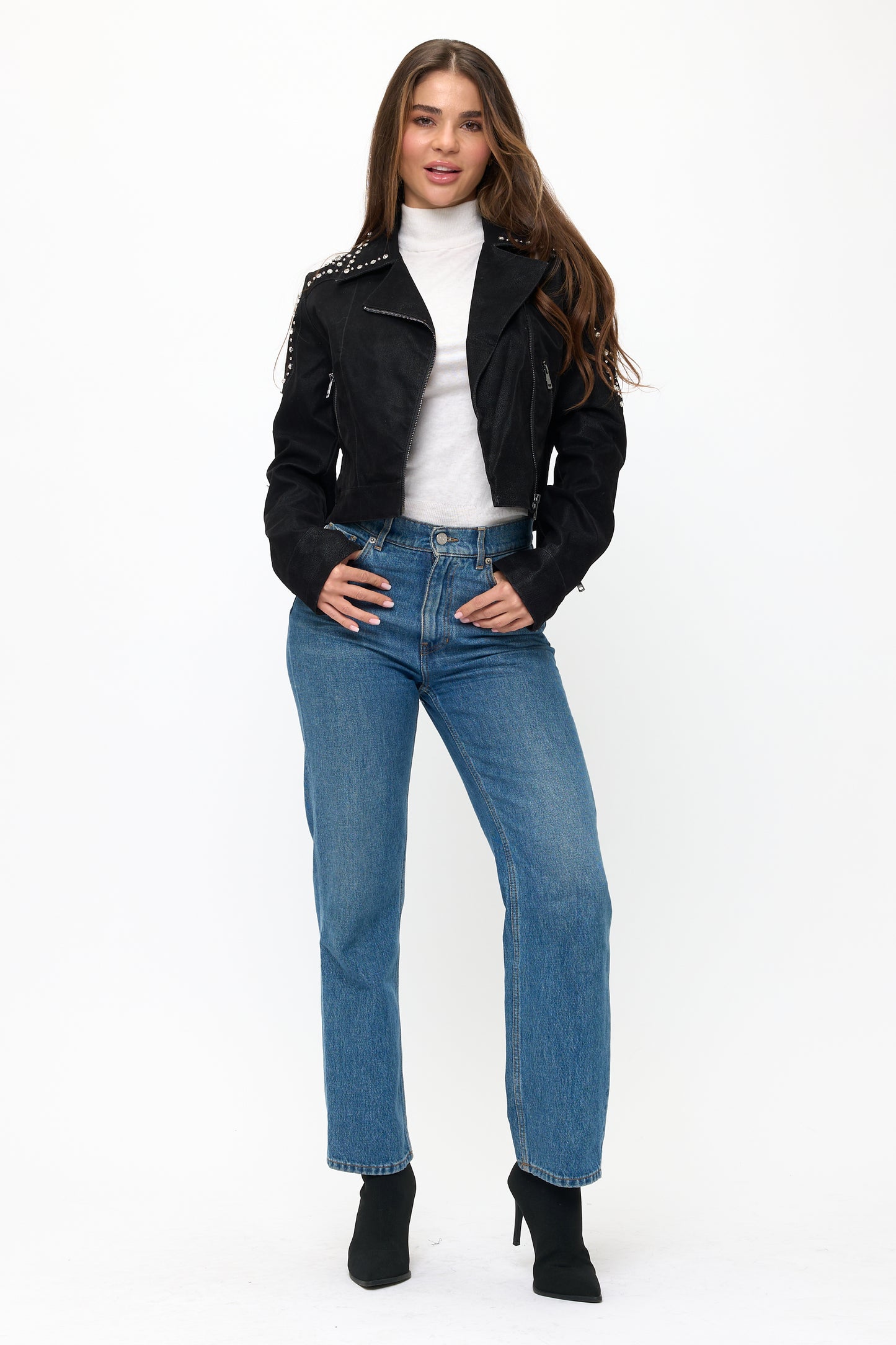 Rodeo Studded Suede Jacket
