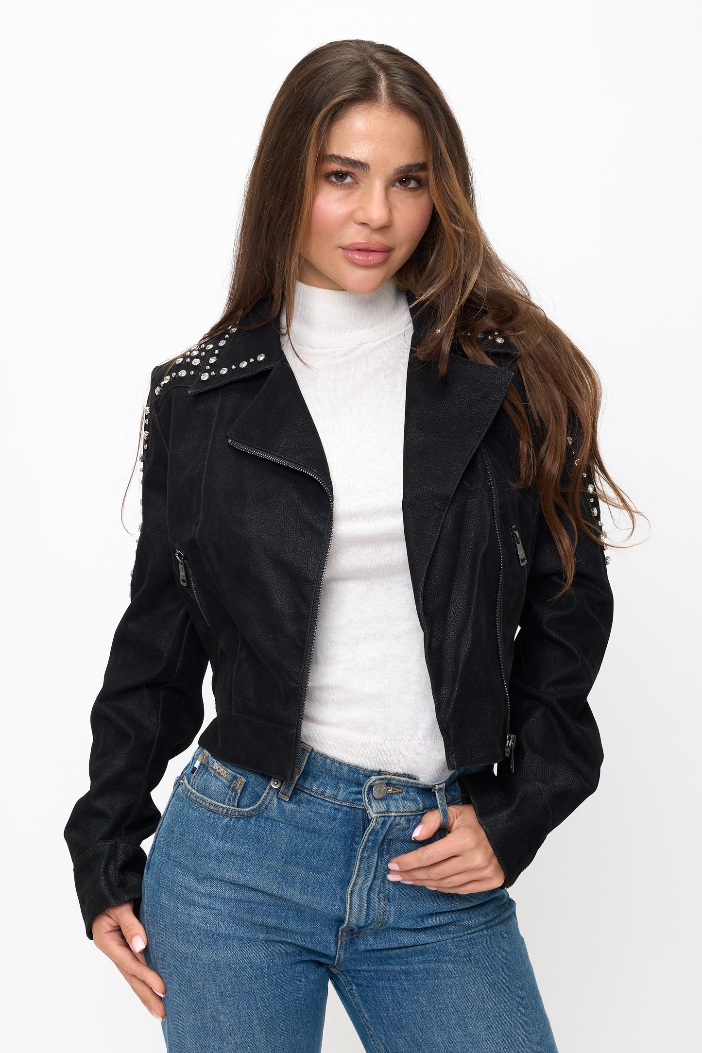 Rodeo Studded Suede Jacket