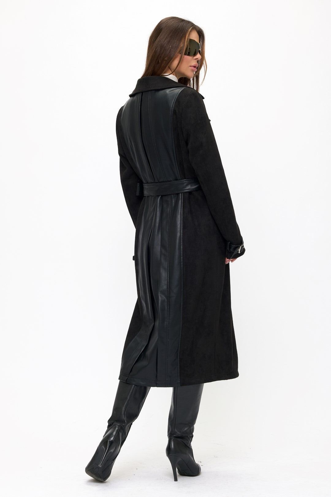 CLALT0086: Timeless Double-Breasted Belted Trench Coat
