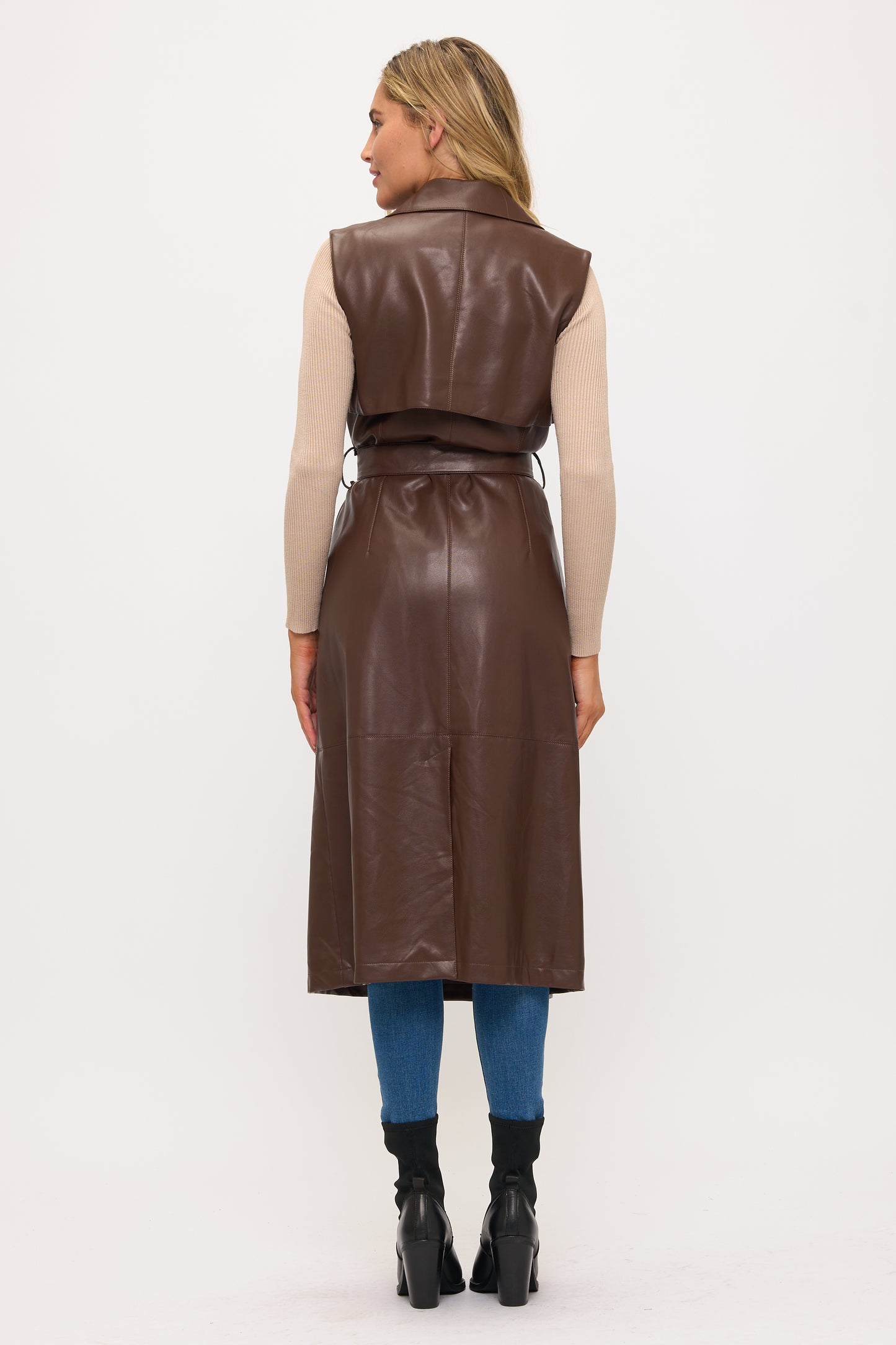 CLALV0006: Milano Sleeveless Trench Vest