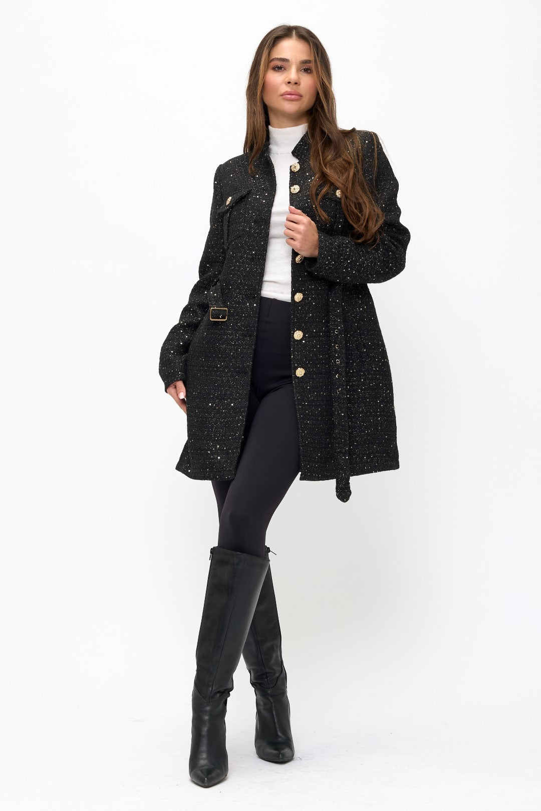 CLATC0024: The Vivienne Tweed Longline Coat