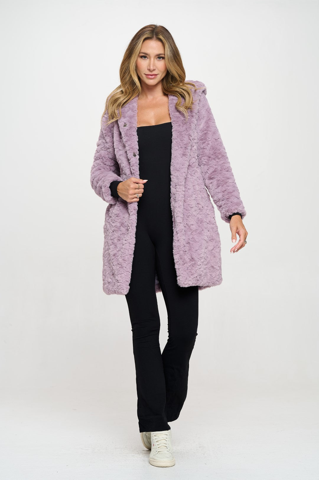 Reverie Hooded Faux Fur Coat