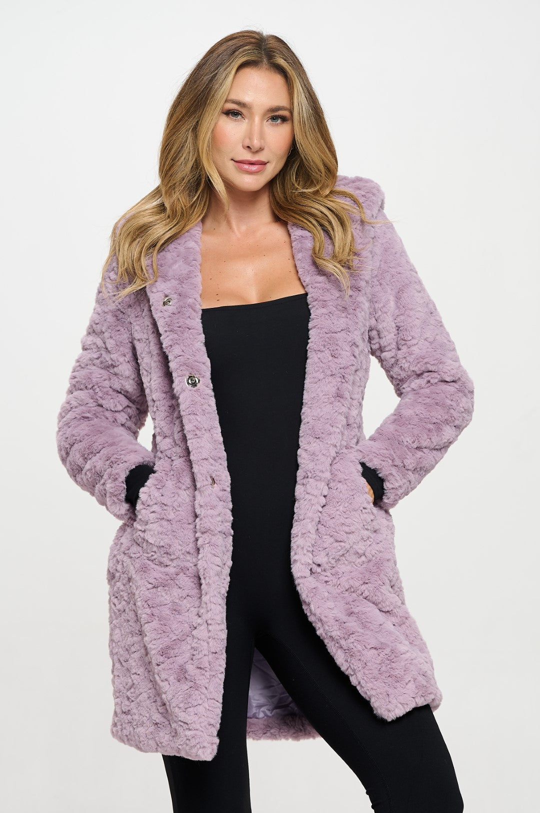 Reverie Hooded Faux Fur Coat