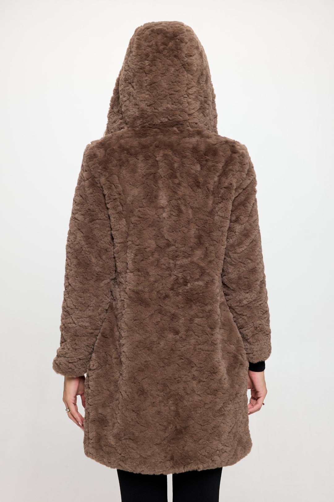 Reverie Hooded Faux Fur Coat