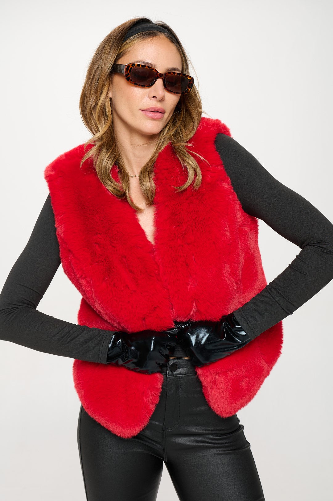 Ruby Luxe Vegan Fur Vest