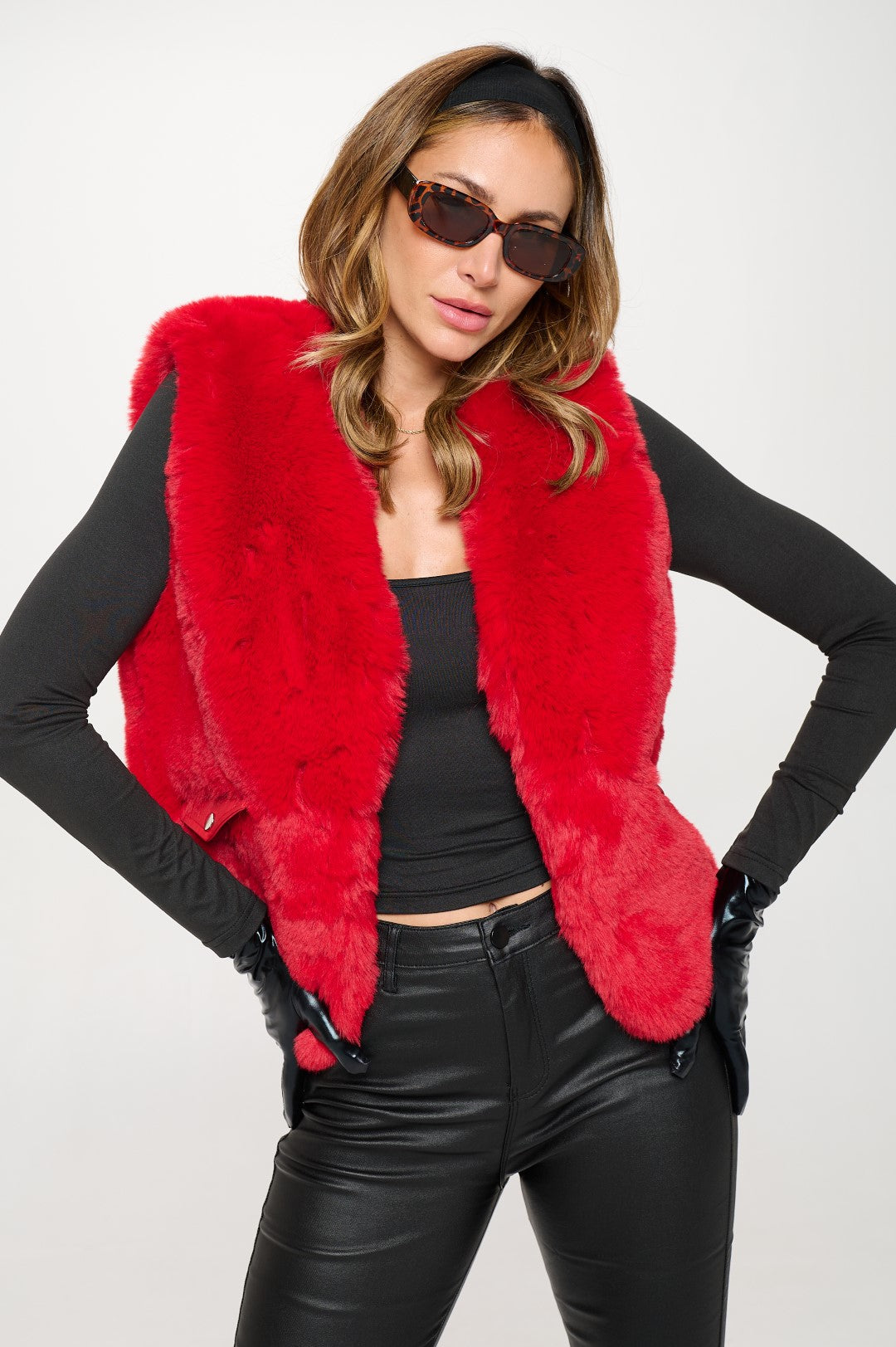 Ruby Luxe Vegan Fur Vest