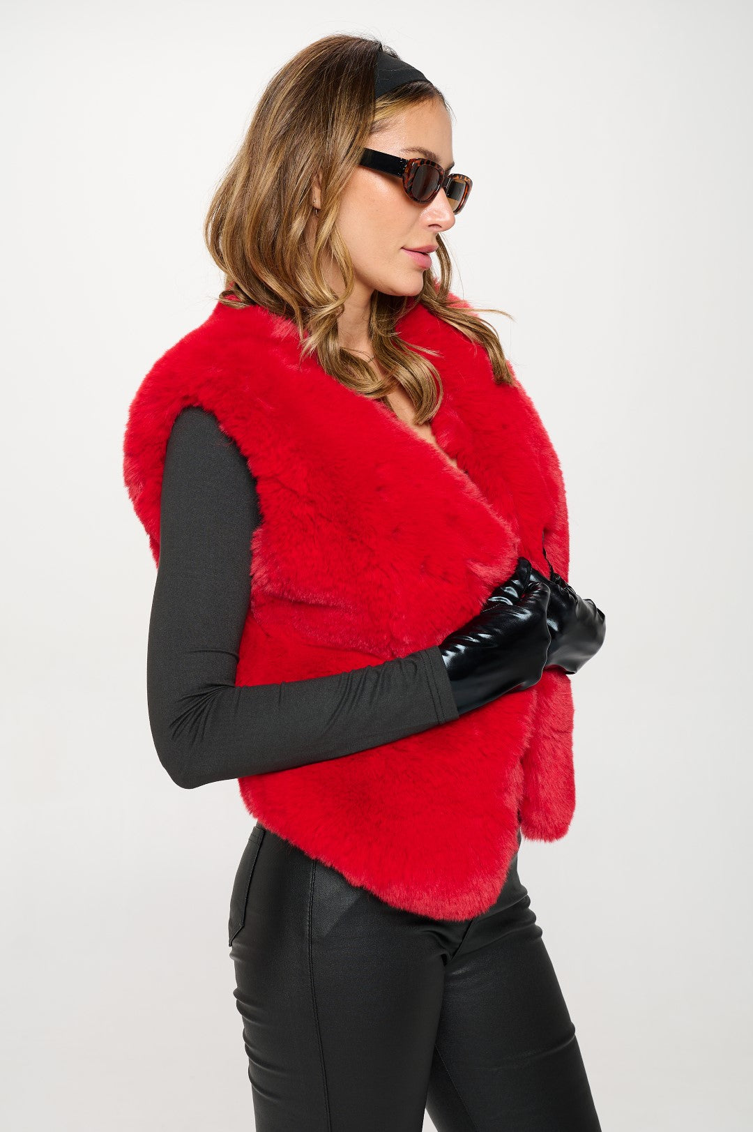 Ruby Luxe Vegan Fur Vest