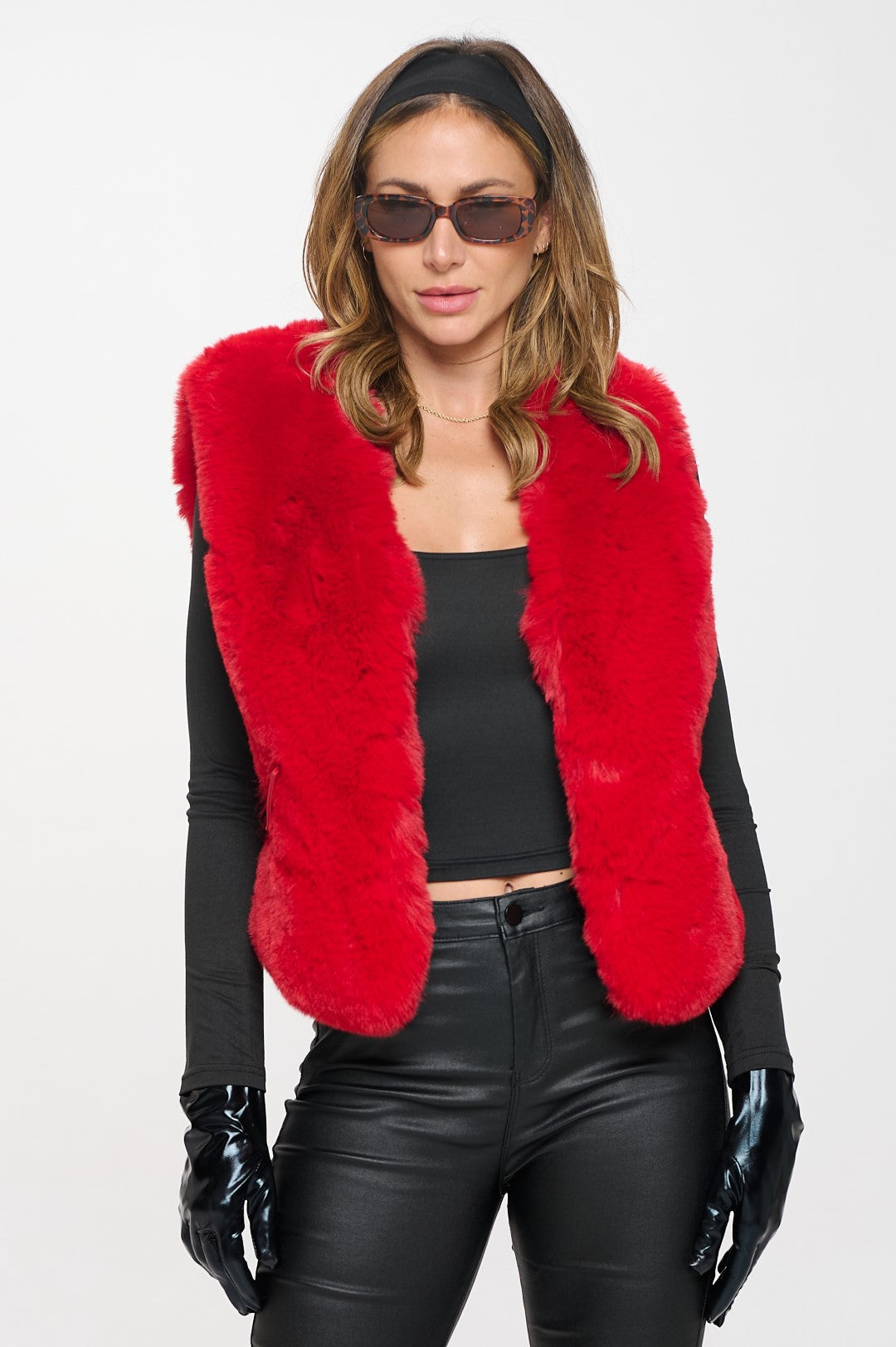 Ruby Luxe Vegan Fur Vest