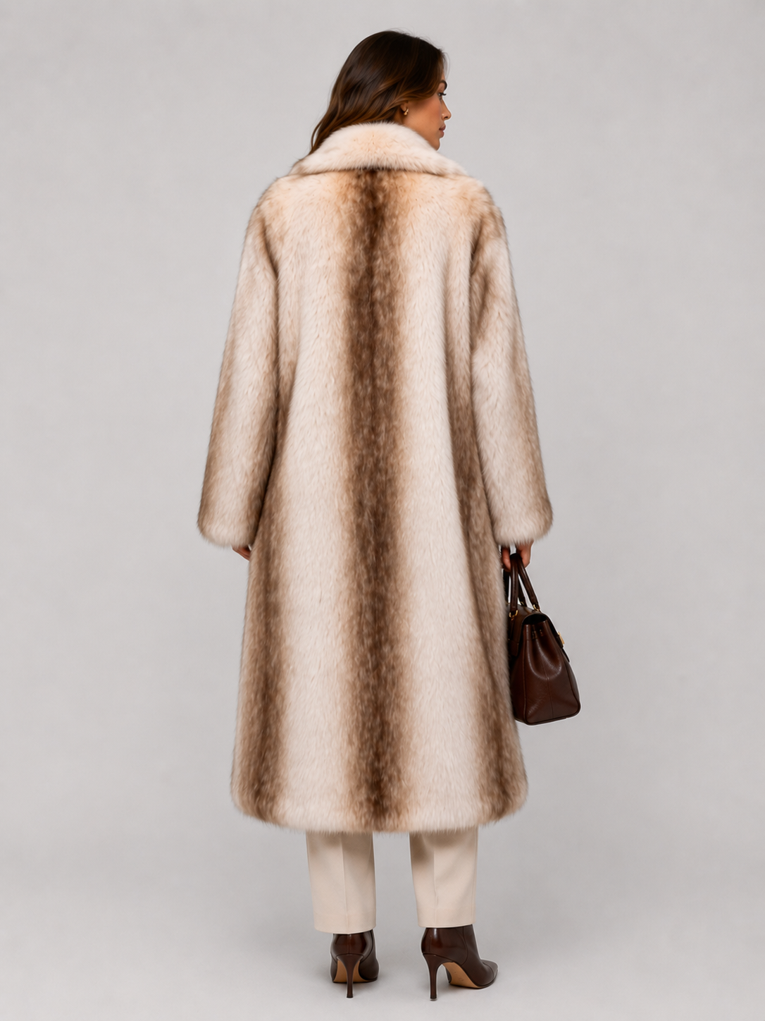 FC0217 - The Silver Frost Luxe Long Coat