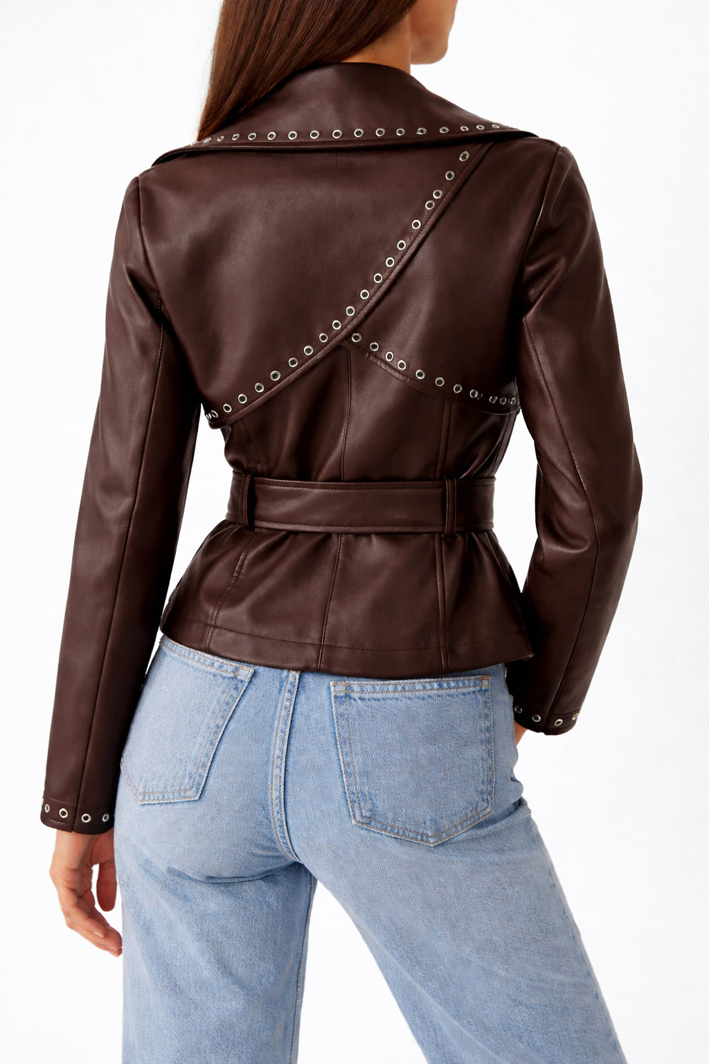 LJ0170 Leather Wrap Jacket