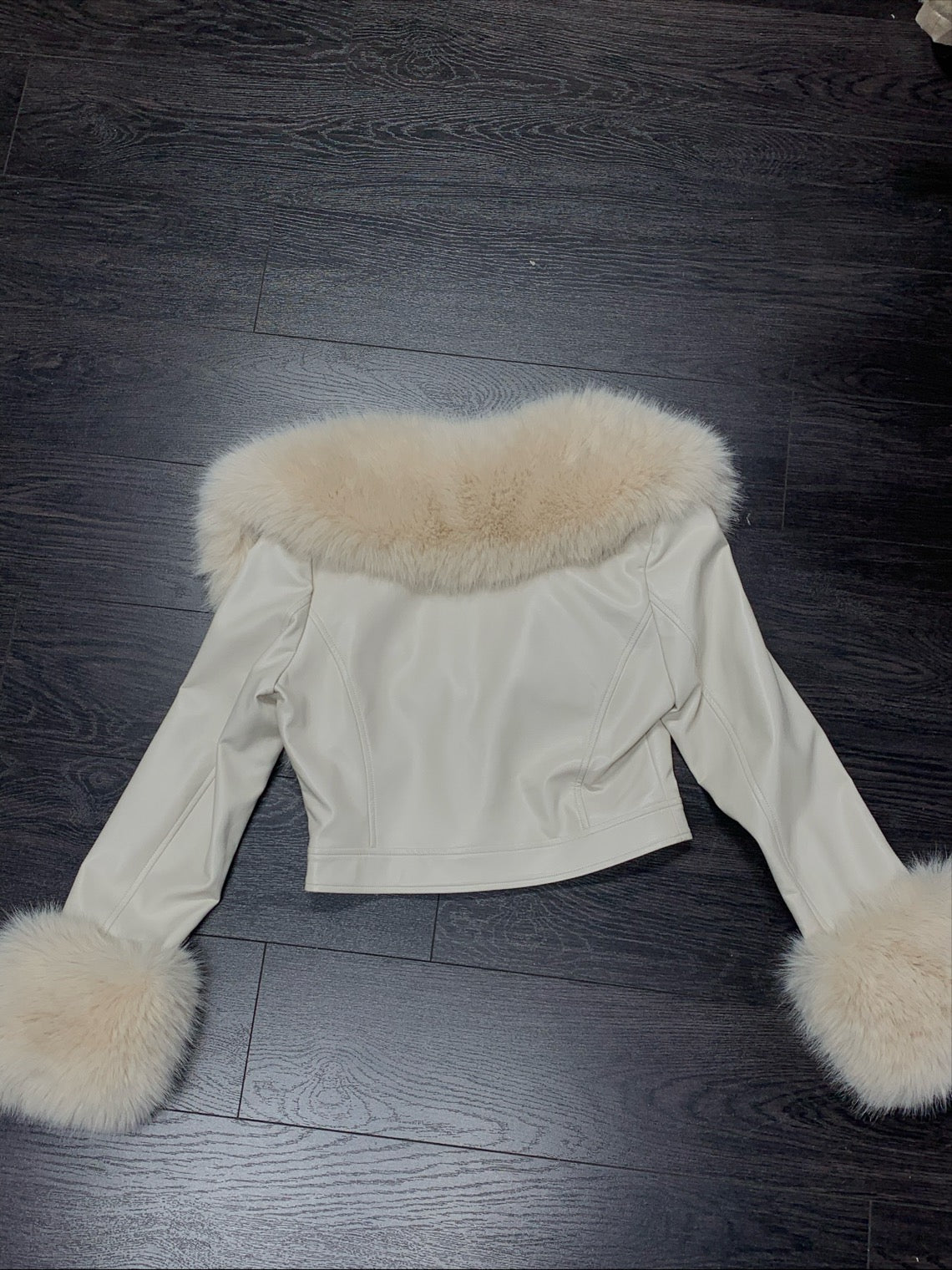 Opulent Trim Cropped Coat