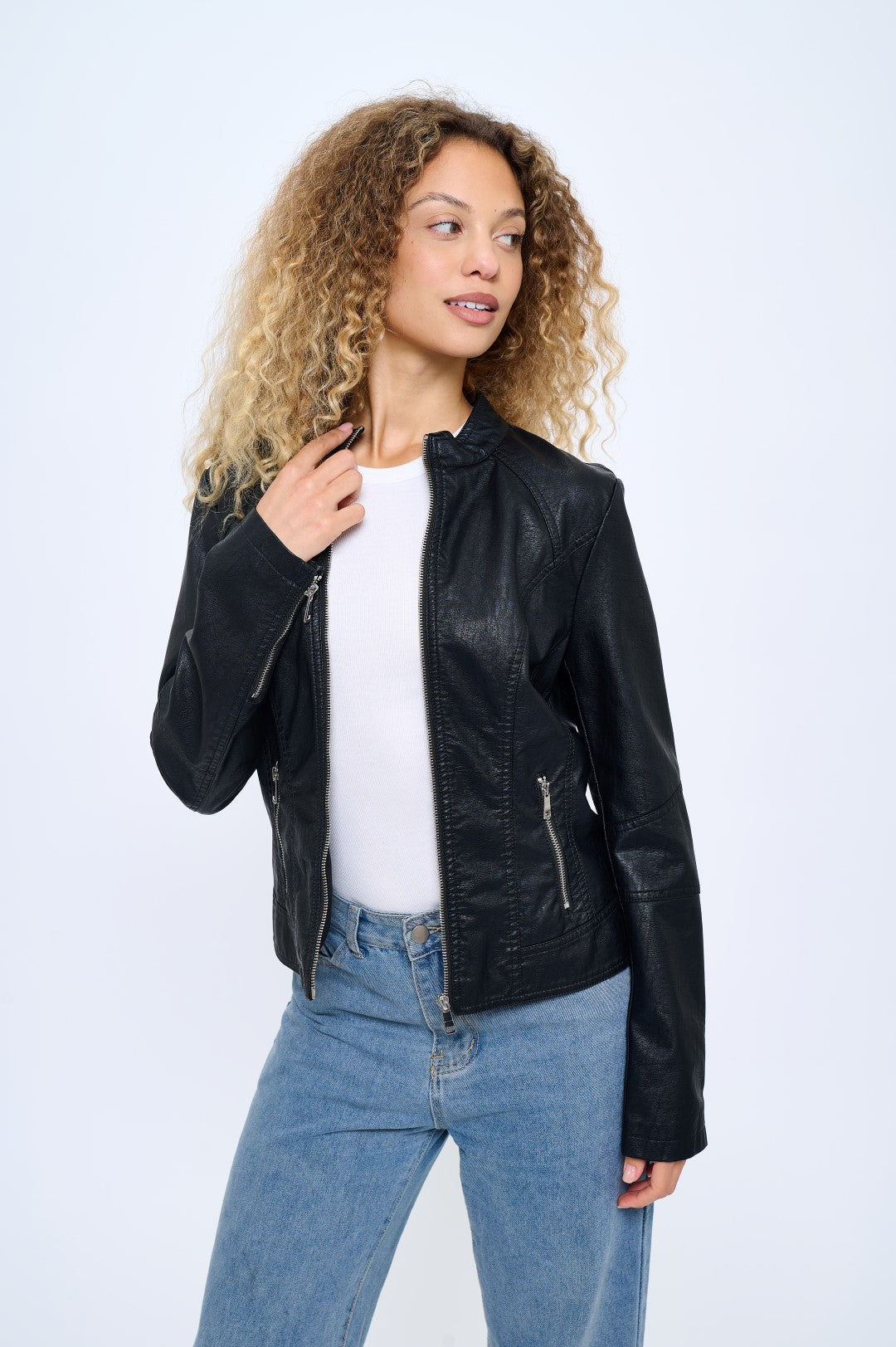 Eclipse Vegan Leather Jacket