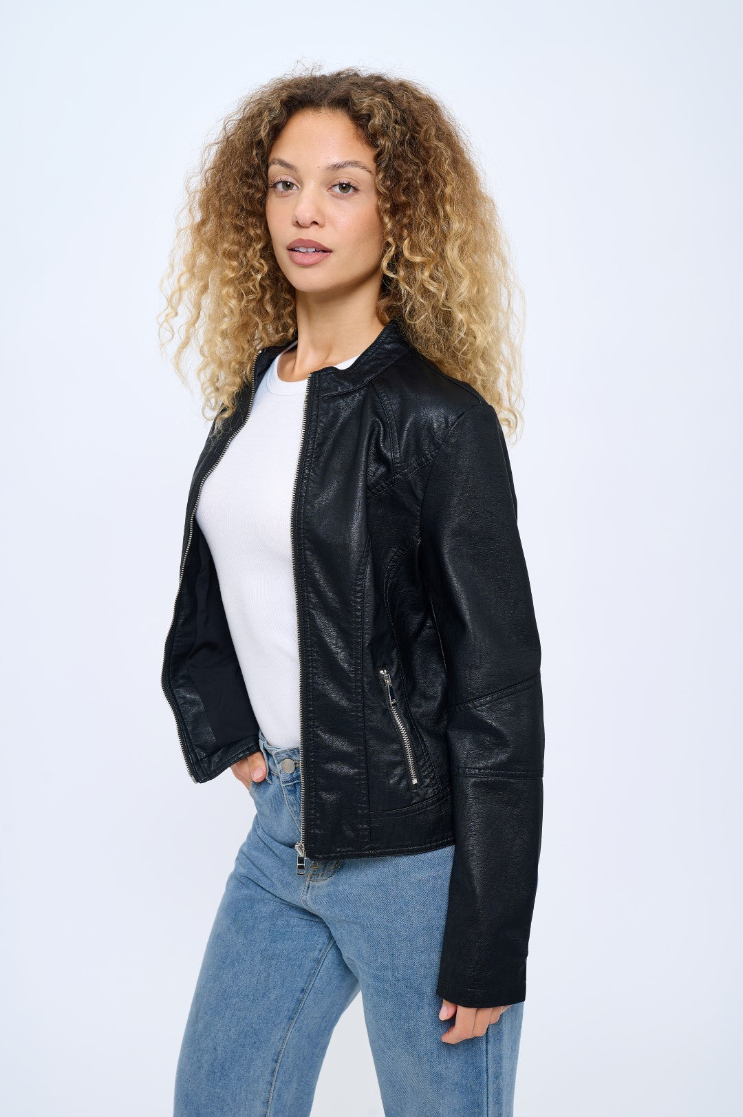 Eclipse Vegan Leather Jacket