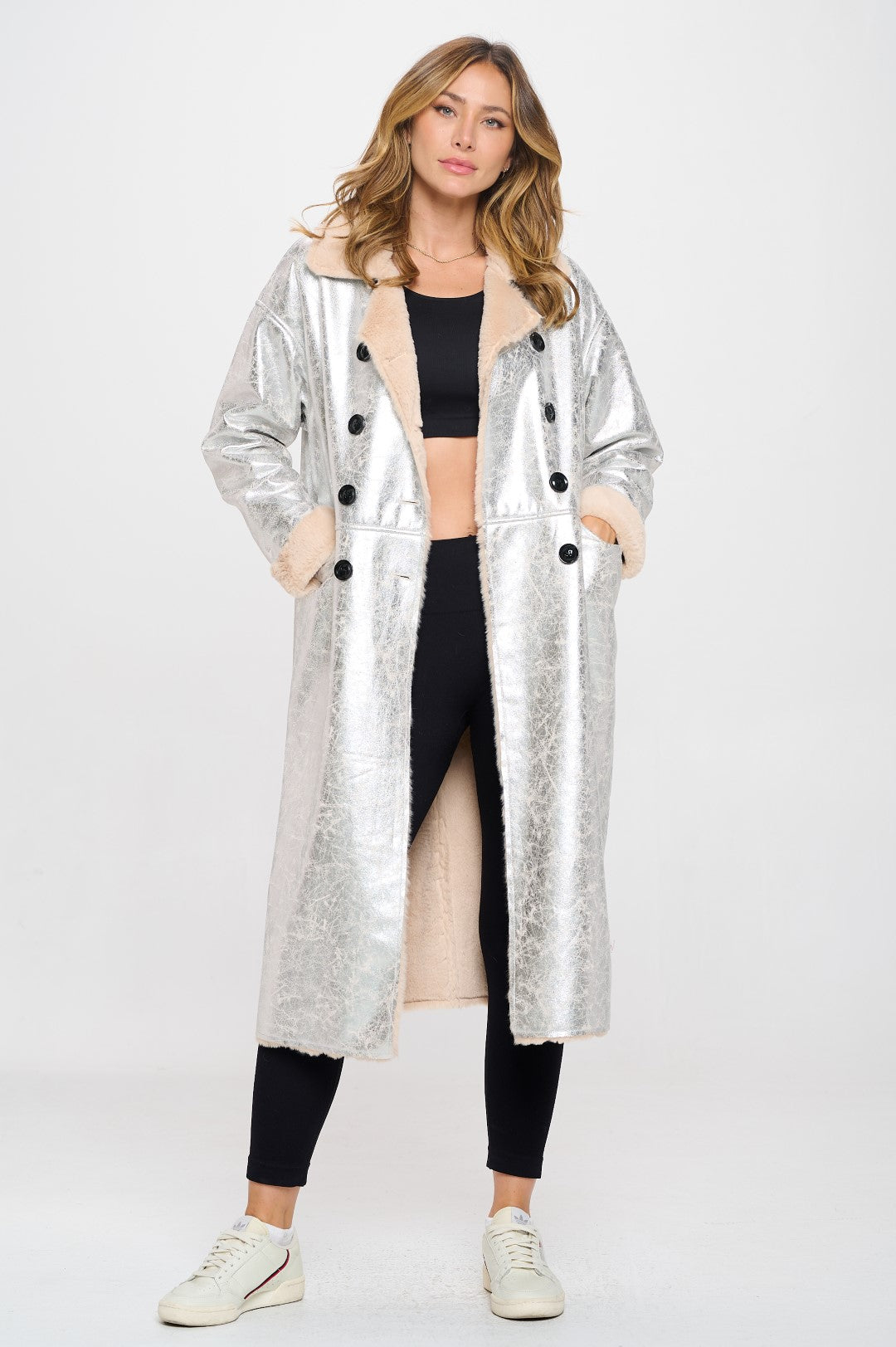 LB706L1: Lunar Frost Longline Coat