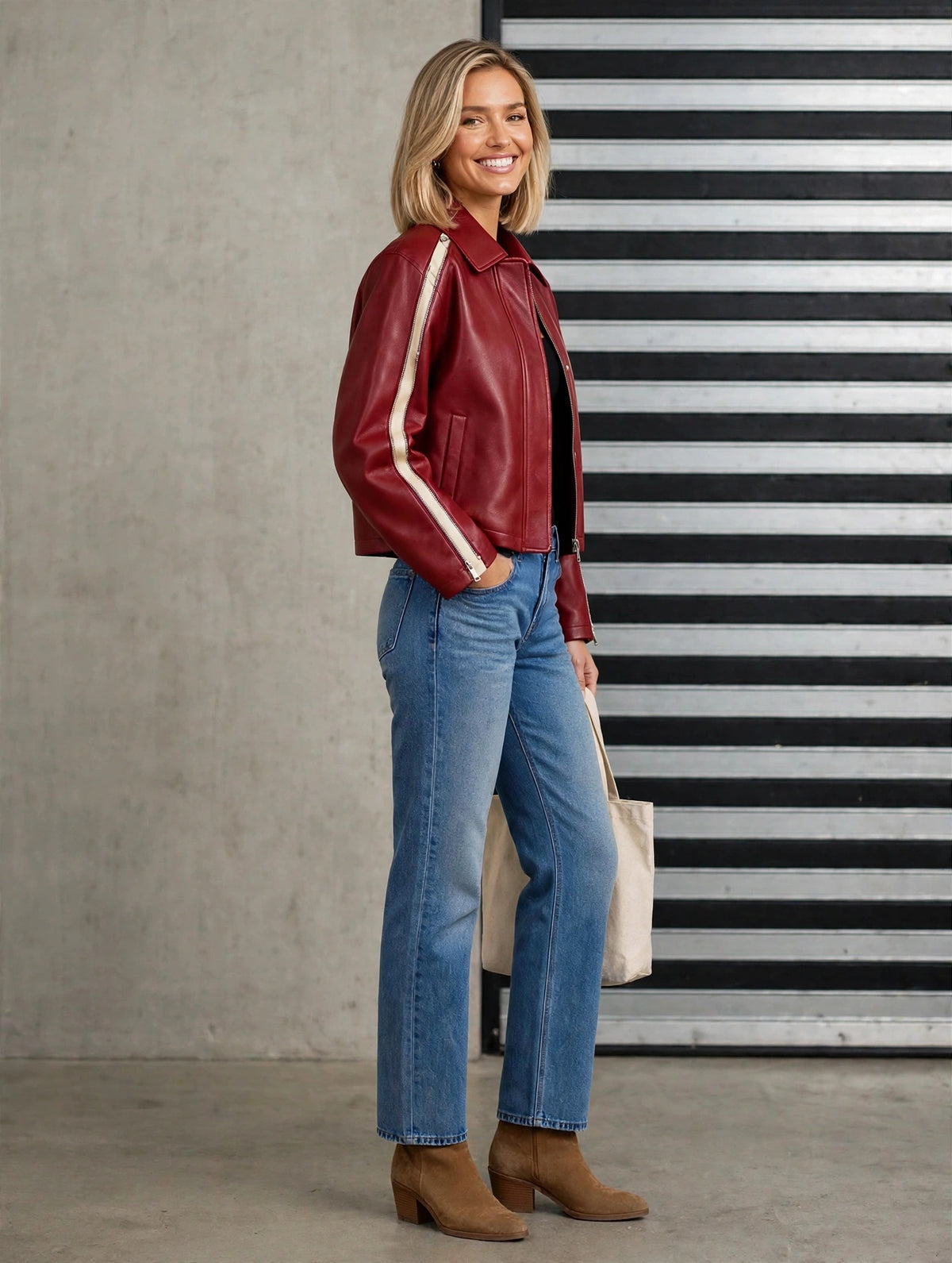 LJ0283 - The Daytona Moto Jacket