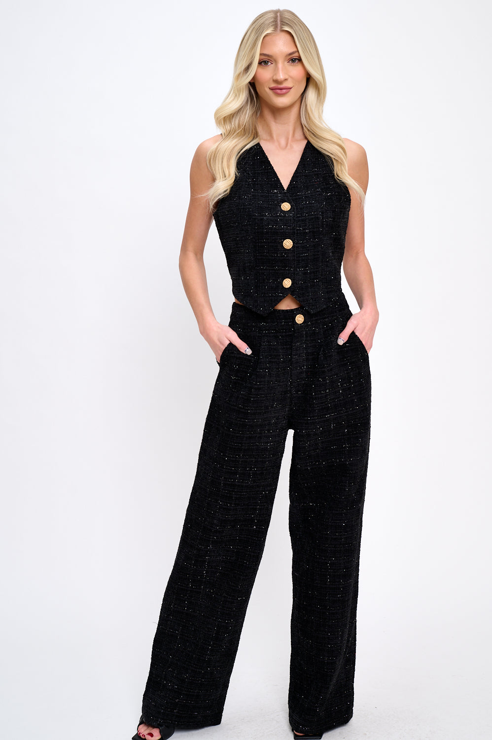 ST1012: Coastal Breeze Vest & Trouser Set