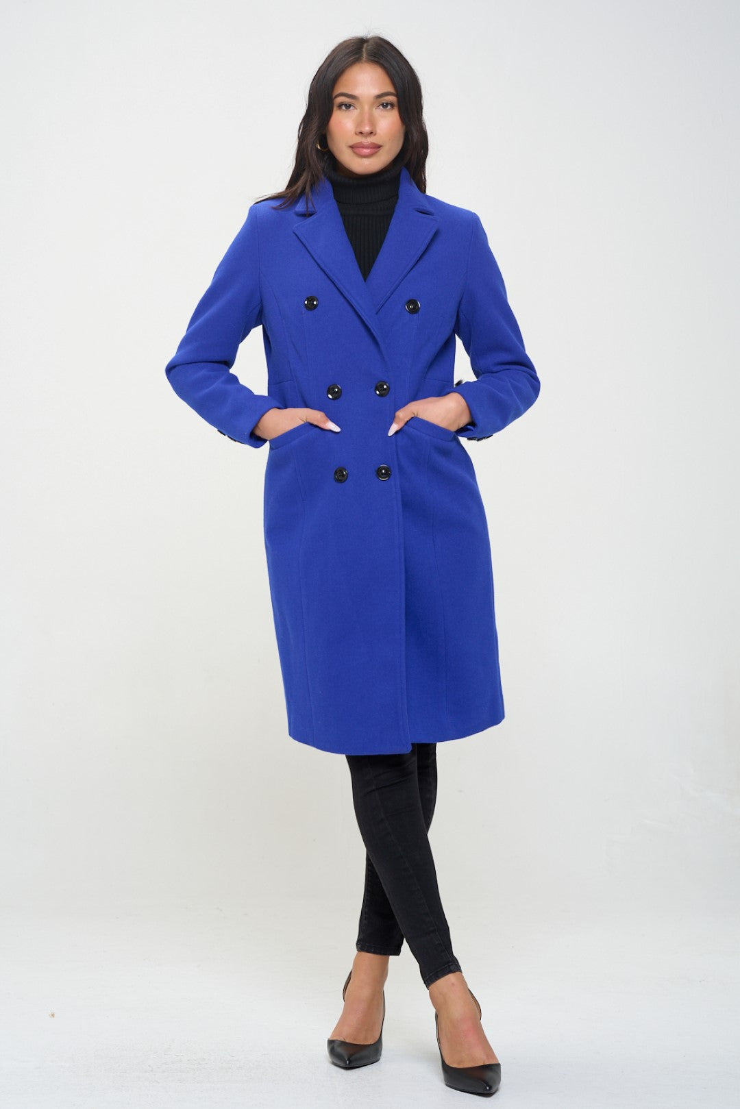 WB244L1: Fusion Vegan Wool Statement Coat