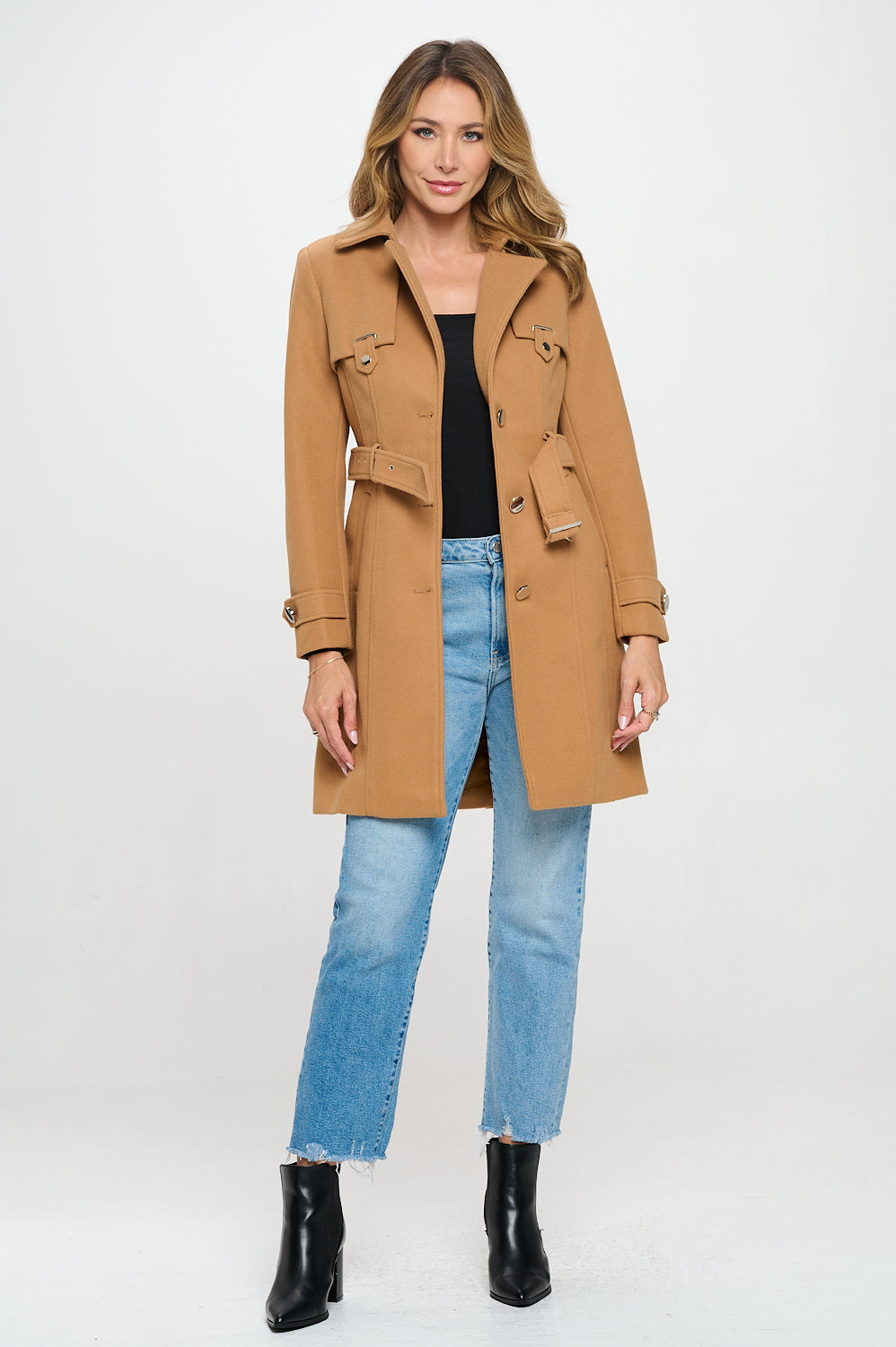 Heritage Horizon Vegan Wool Trench Coat