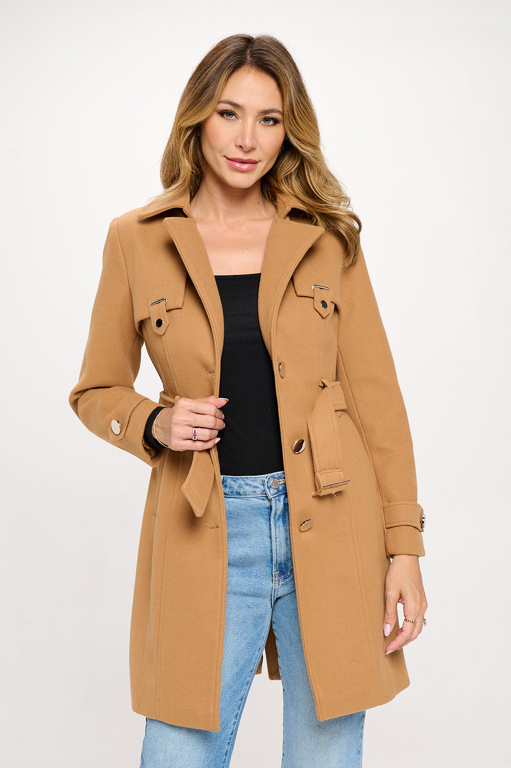 Heritage Horizon Vegan Wool Trench Coat