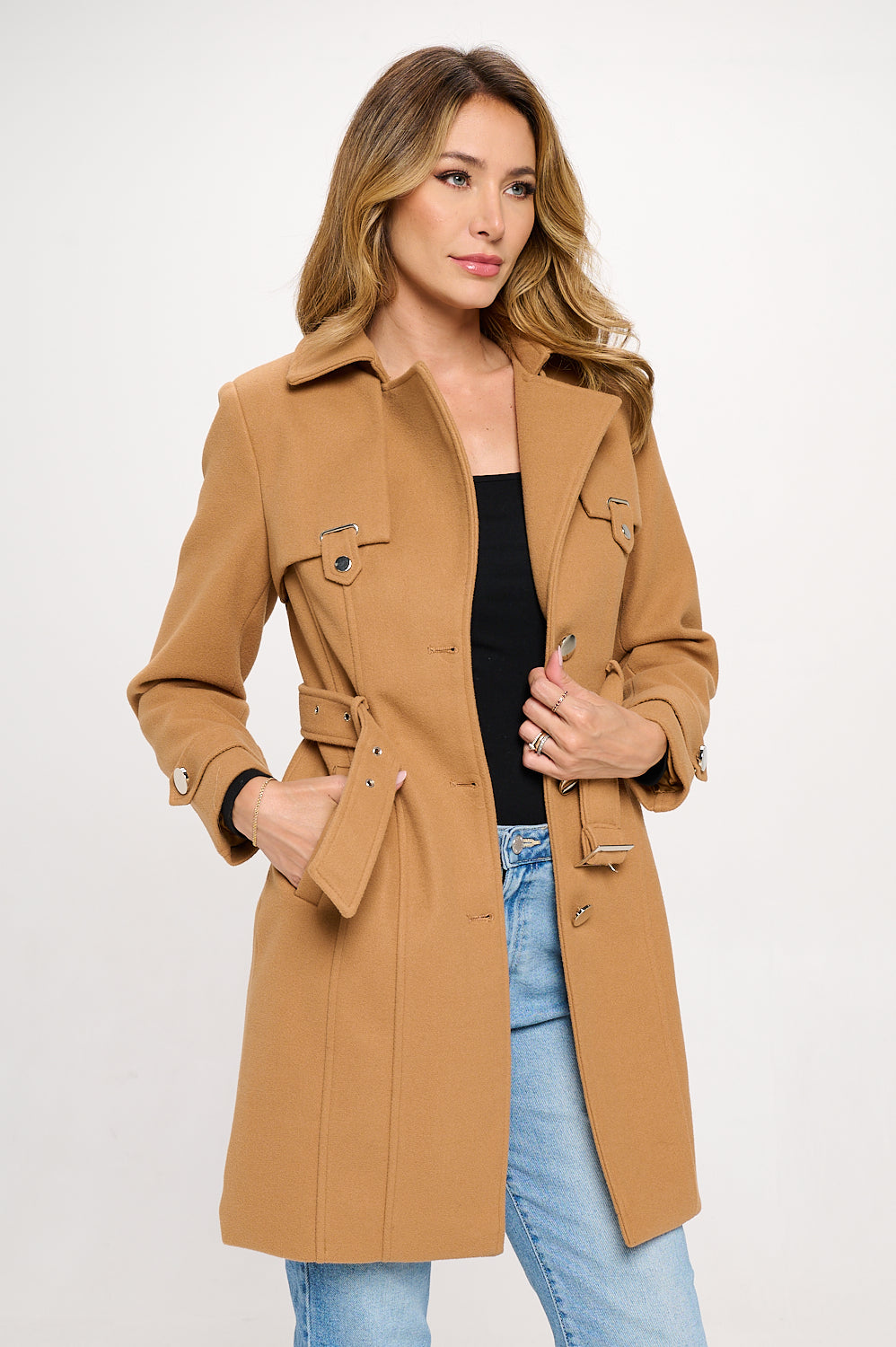 Heritage Horizon Vegan Wool Trench Coat