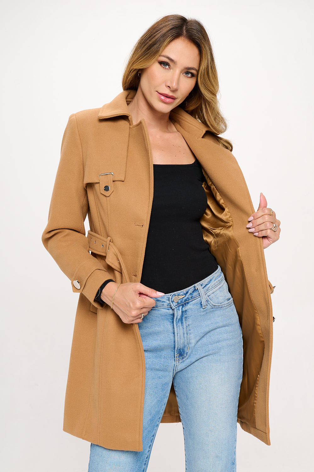 Heritage Horizon Vegan Wool Trench Coat