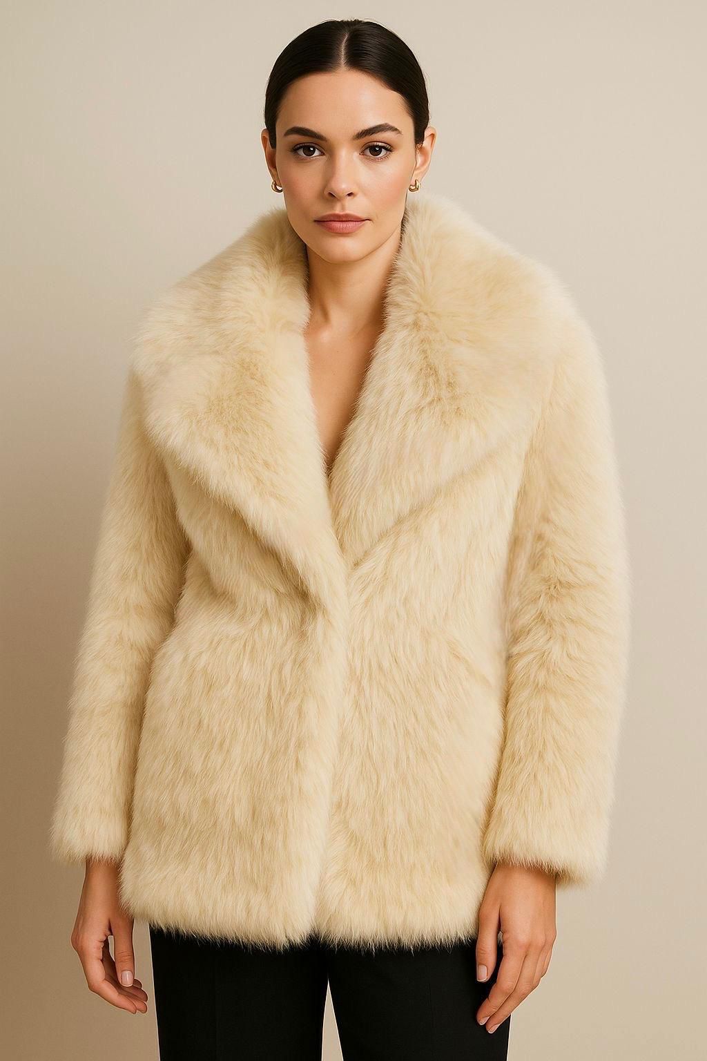CLAFC0063: Luxe Cloud Oversized Faux Fur Coat