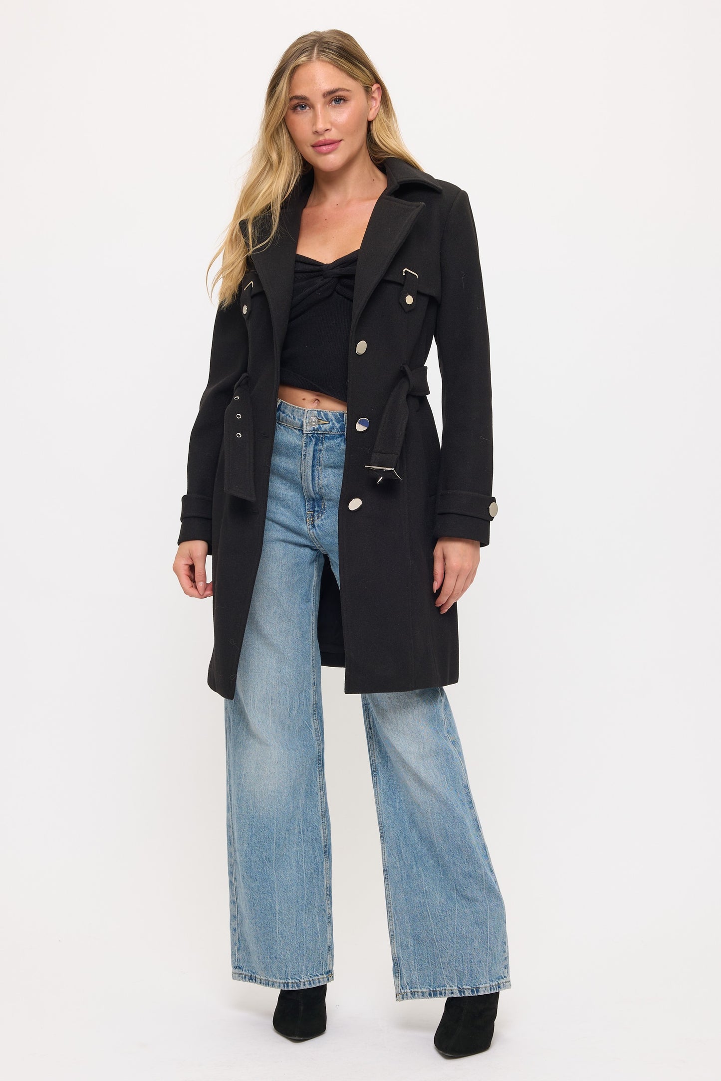 Heritage Horizon Vegan Wool Trench Coat