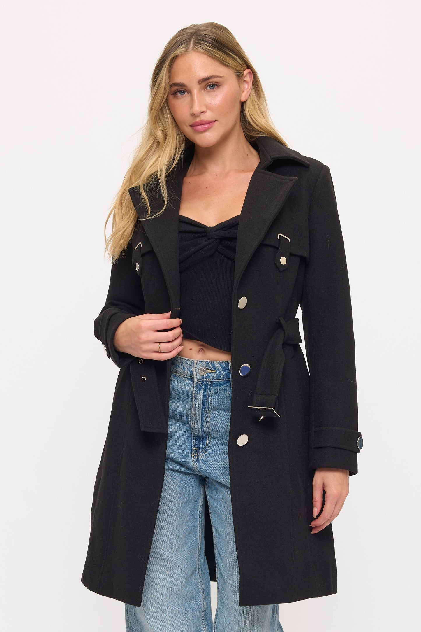 Heritage Horizon Vegan Wool Trench Coat