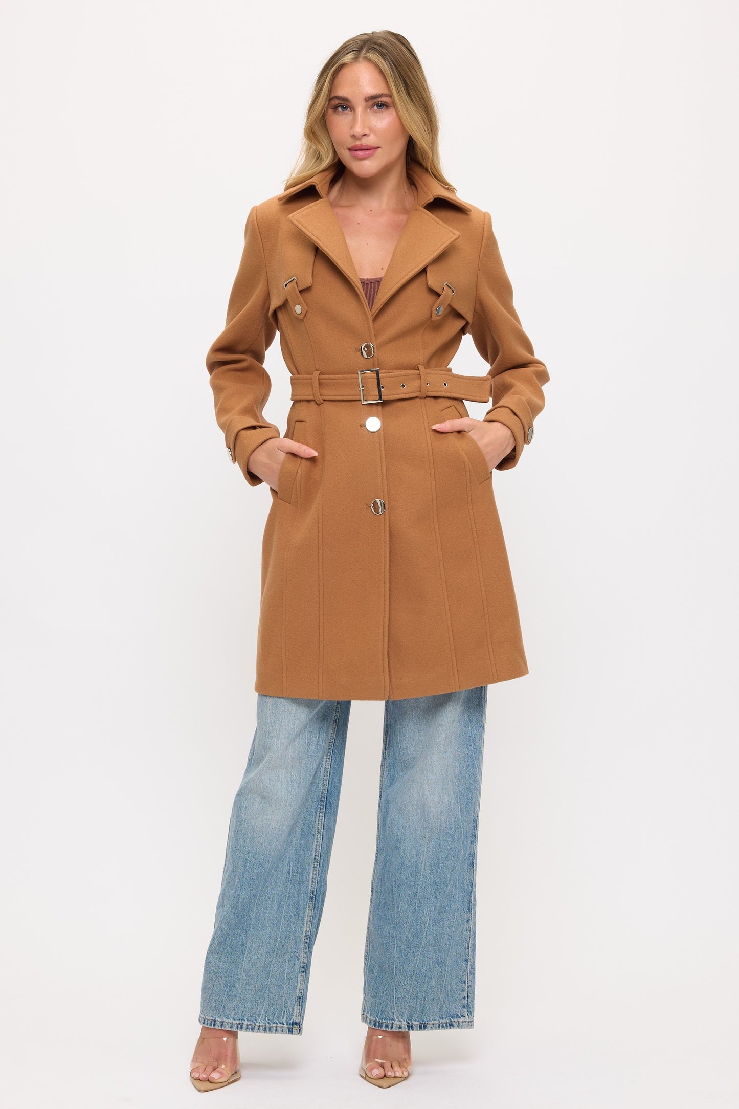 Heritage Horizon Vegan Wool Trench Coat