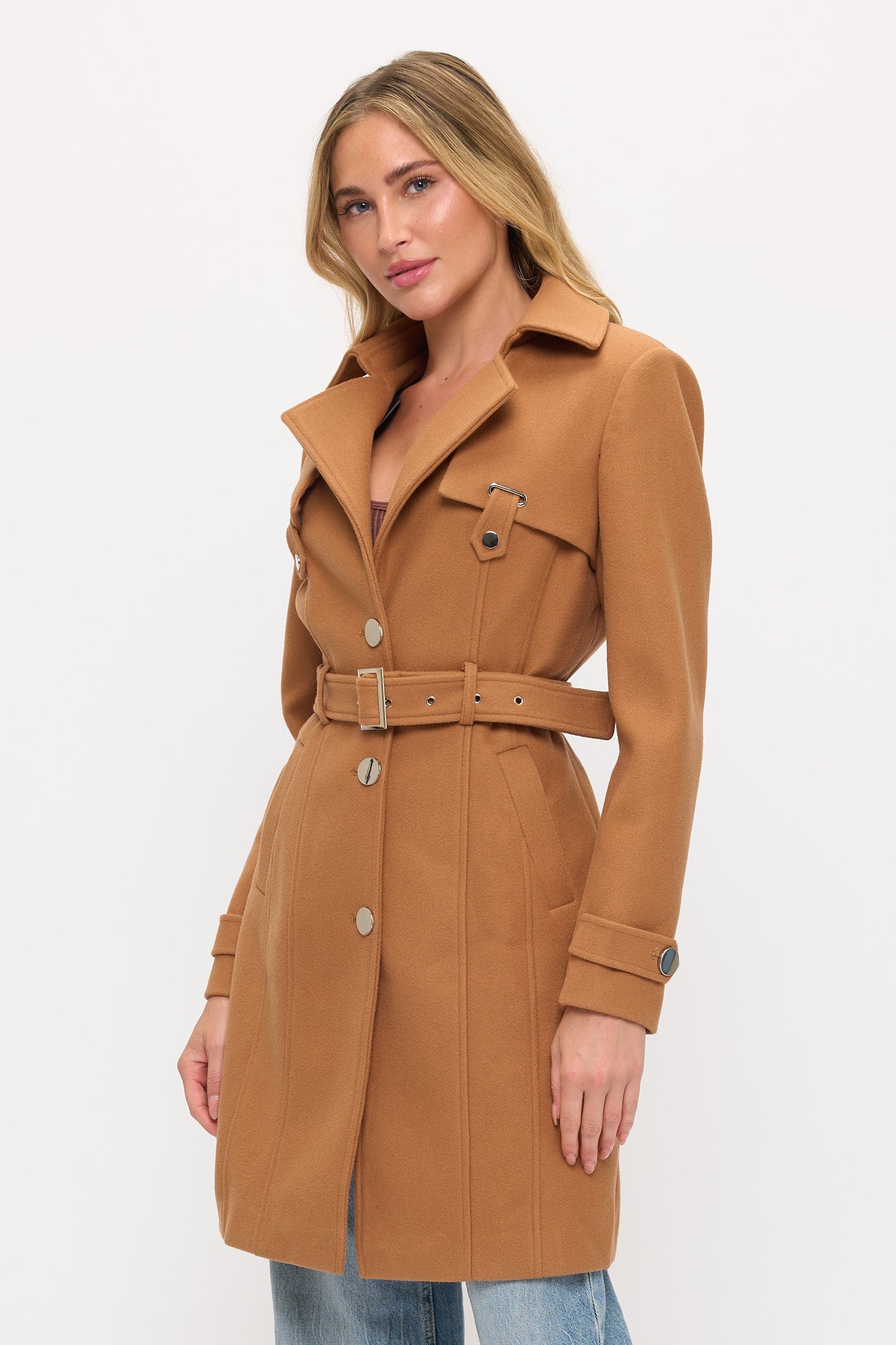 Heritage Horizon Vegan Wool Trench Coat