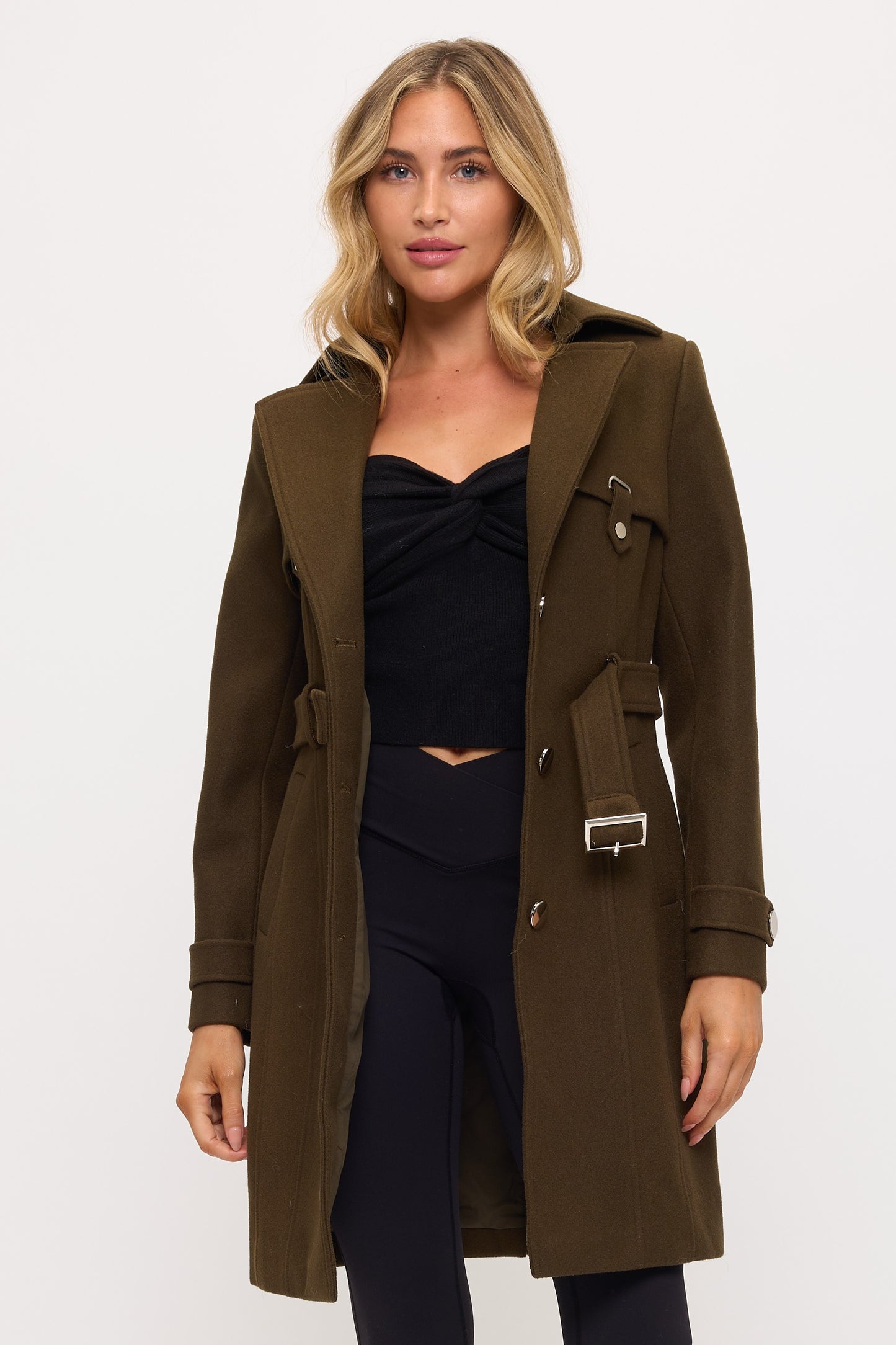 Heritage Horizon Vegan Wool Trench Coat