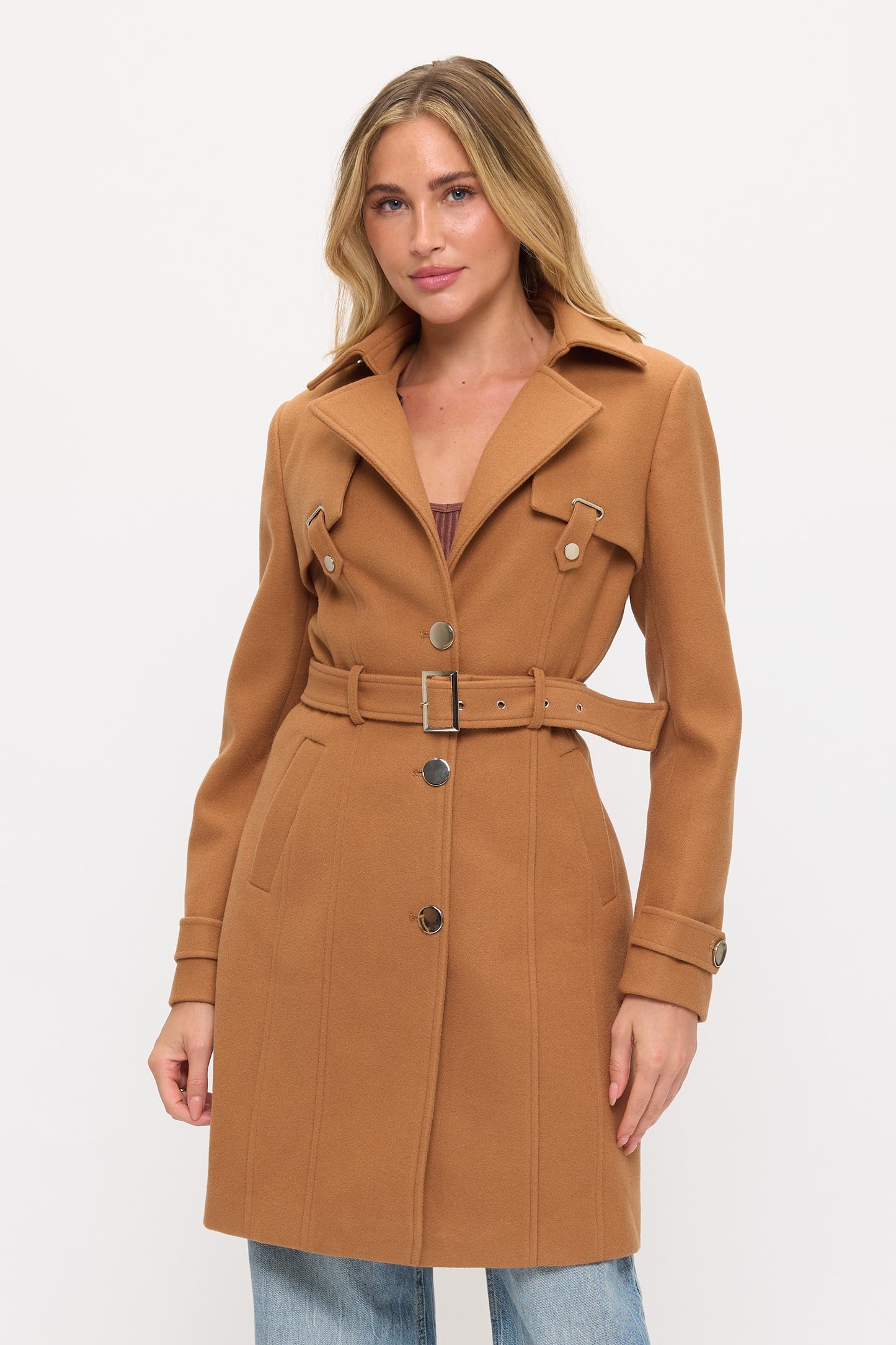 Heritage Horizon Vegan Wool Trench Coat