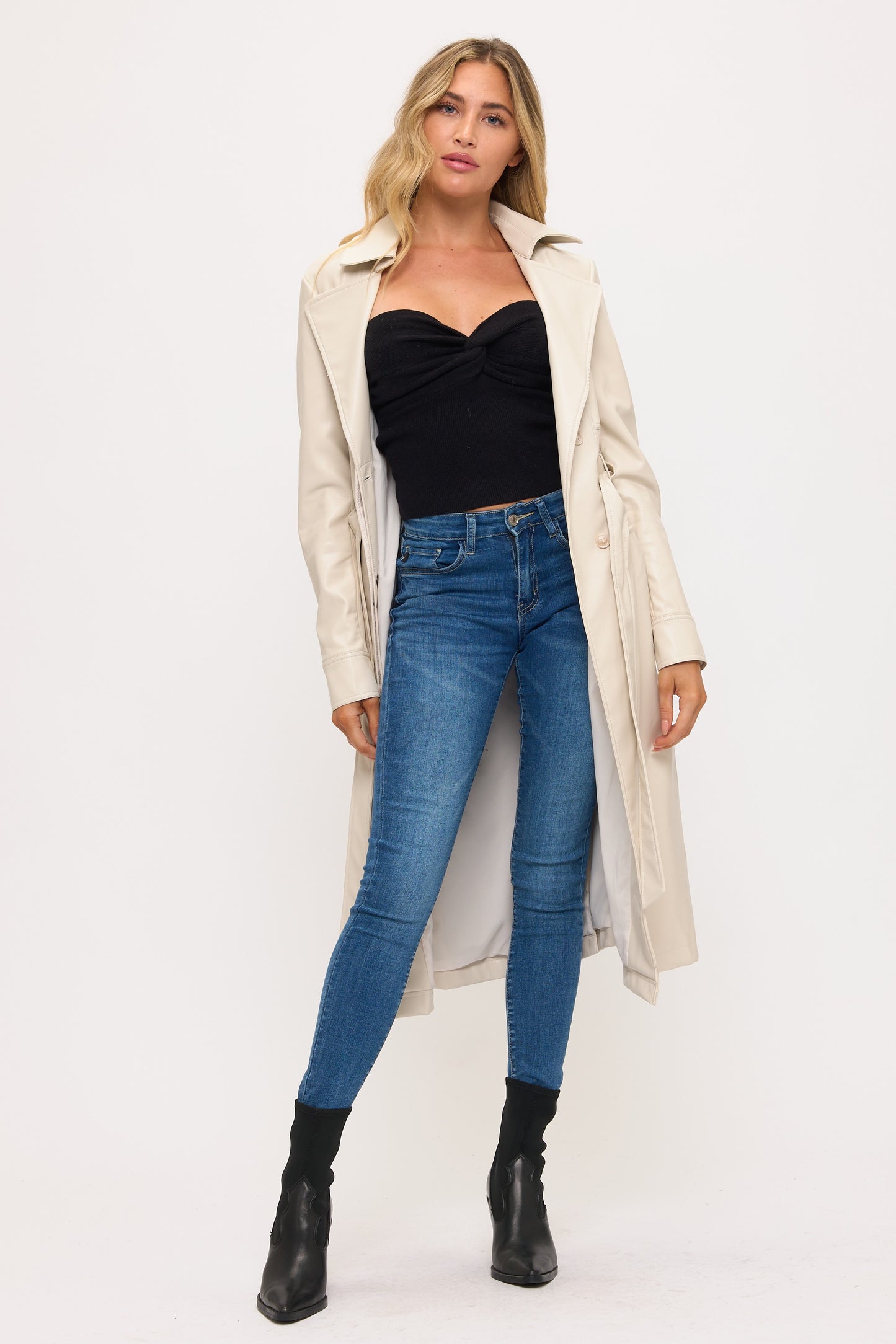 CLALT0046: Neo Luxe Leather Trench