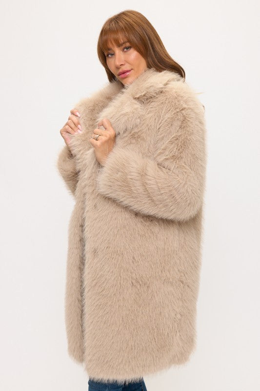 CLAFC0061: Palazzo Luxe Fox Fur Coat