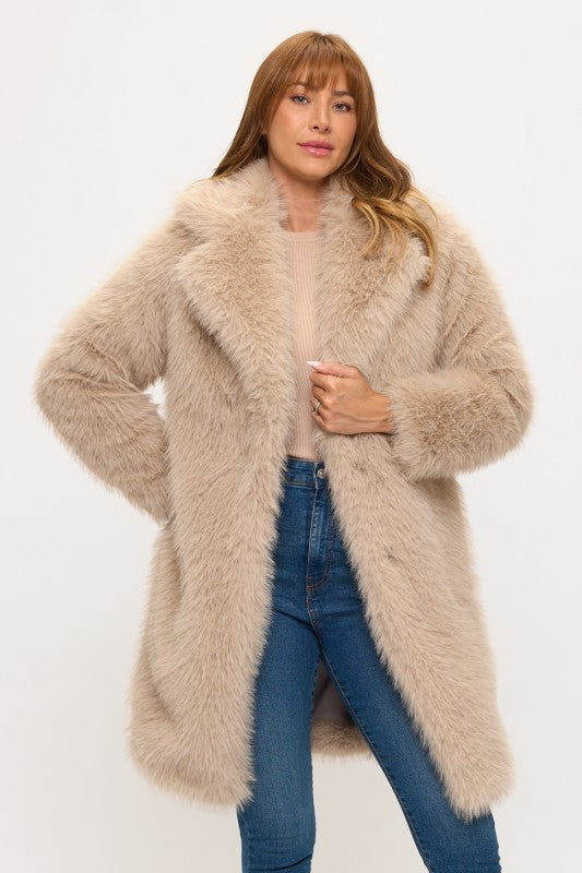 CLAFC0061: Palazzo Luxe Fox Fur Coat