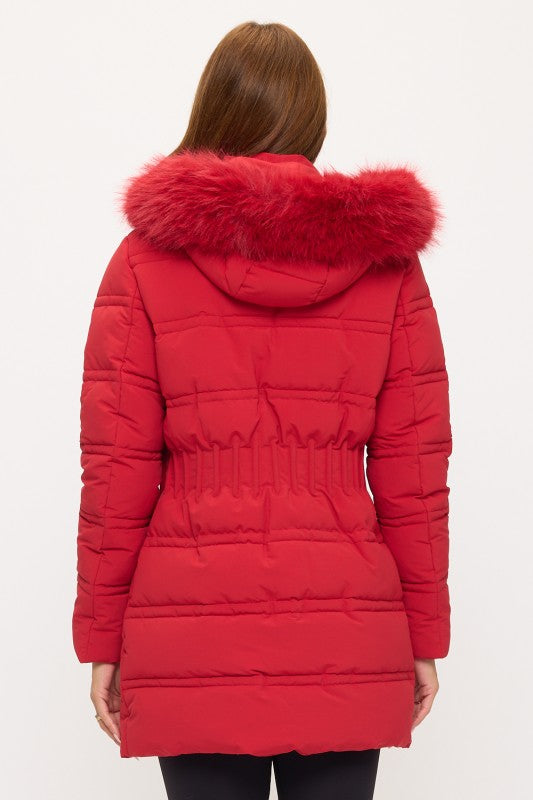 CLANP0064: Glacier Glam Fitted Puffer Jacket