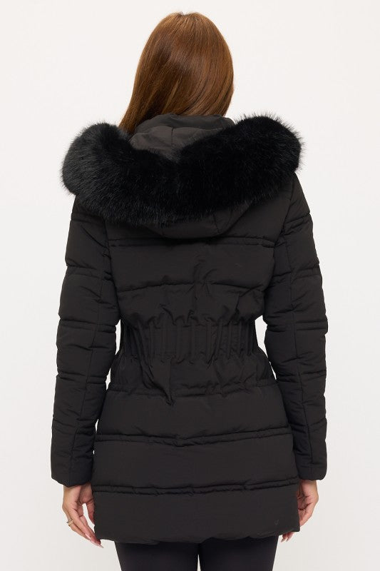 CLANP0064: Glacier Glam Fitted Puffer Jacket