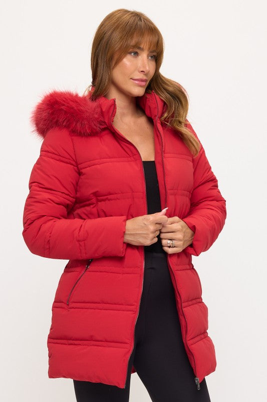 CLANP0064: Glacier Glam Fitted Puffer Jacket