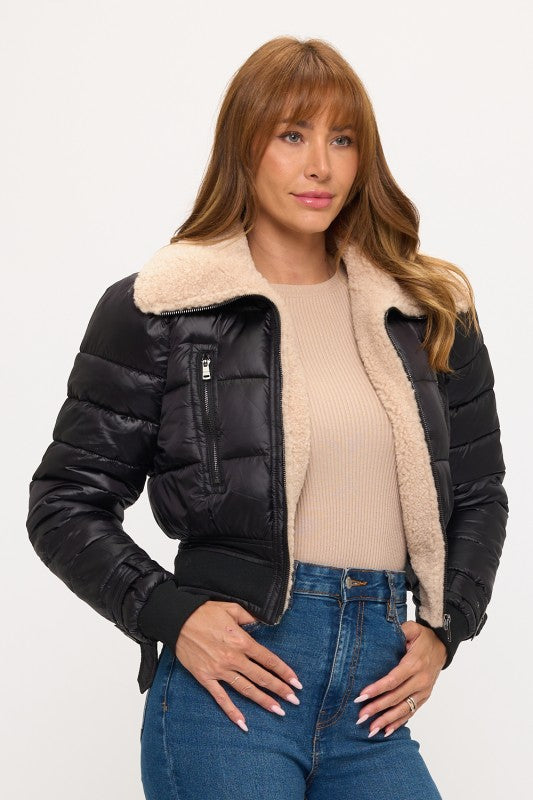 CLAPJ0080: Metro Puff Luxe Bomber