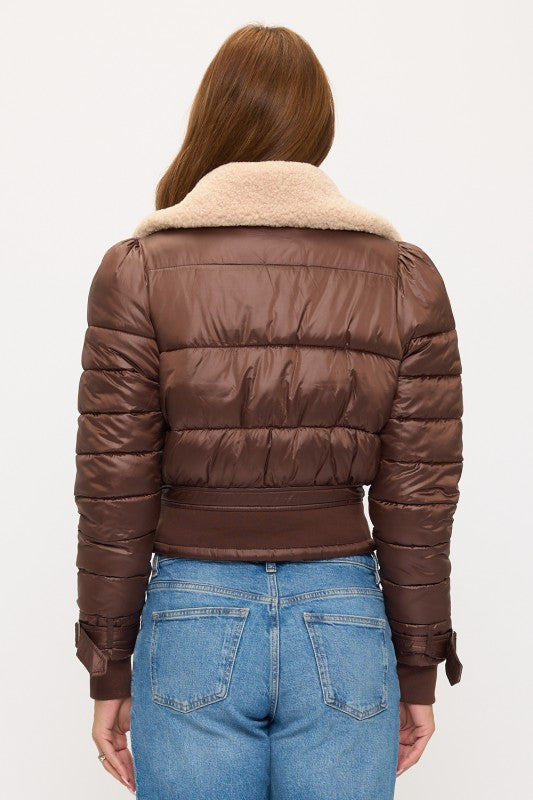 CLAPJ0080: Metro Puff Luxe Bomber