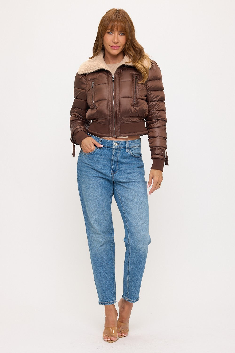 CLAPJ0080: Metro Puff Luxe Bomber