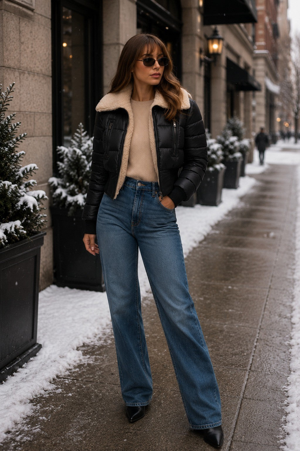 CLAPJ0080: Metro Puff Luxe Bomber