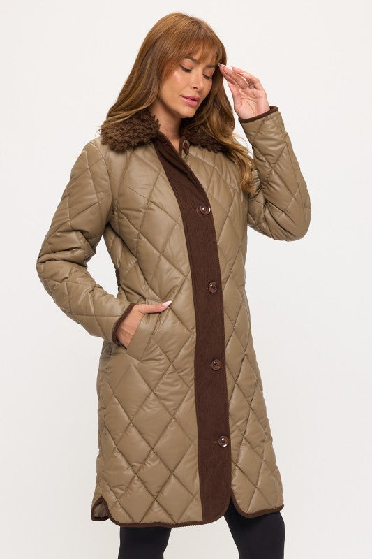 CLANP0020: Chelsea Diamond Luxe Coat