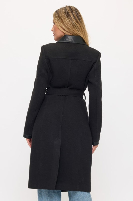 CLAWC0103: Windsor Contrast Maxi Coat