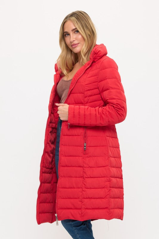 CLANP0153: Summit Sleek Quilted Puffer Coat